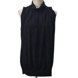 Sheila Rose Elegant Black Sleeveless Top